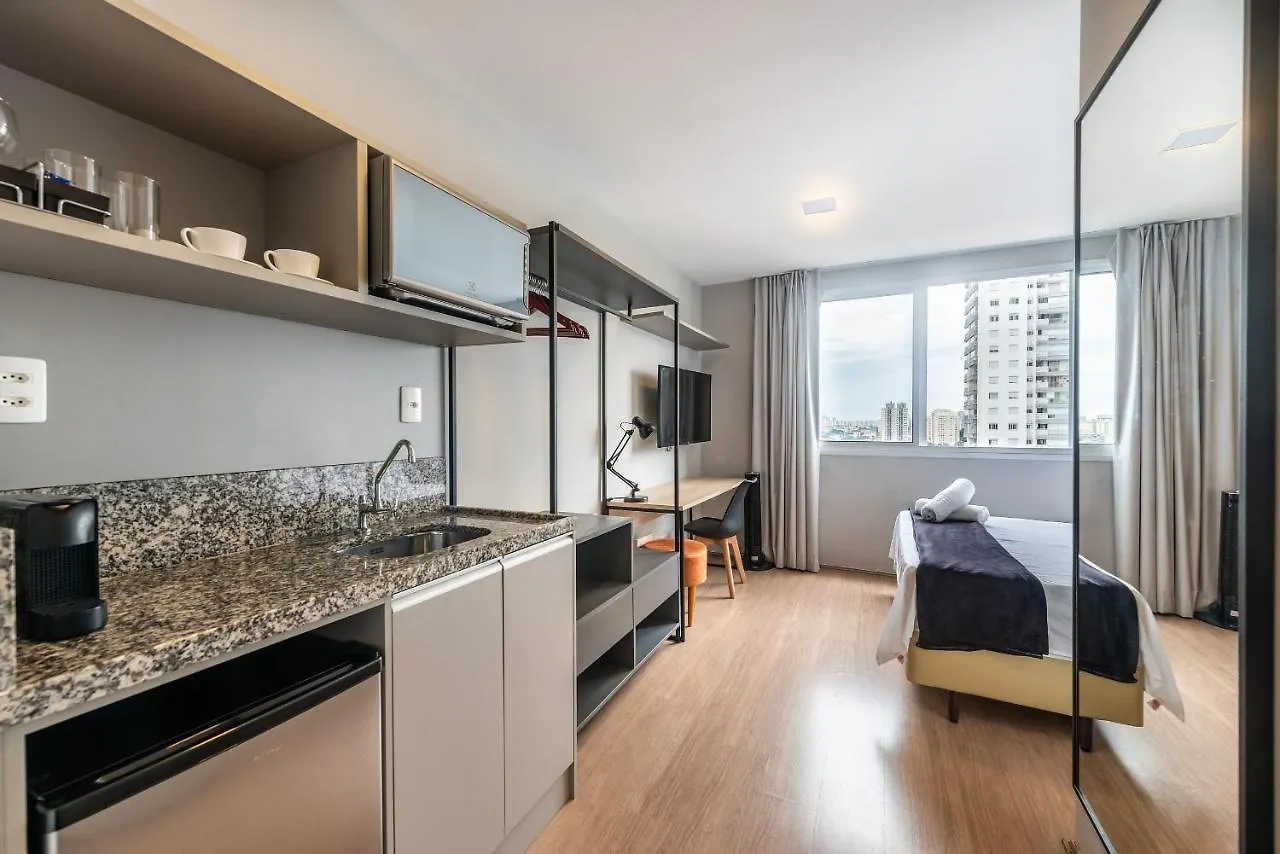 Mv136B Conforto E Praticidade Perto Da Est. Bras Sao Paulo Apartment
